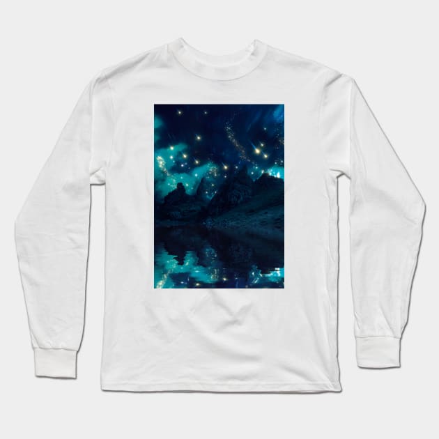 Comet Trails Long Sleeve T-Shirt by LumiFantasy